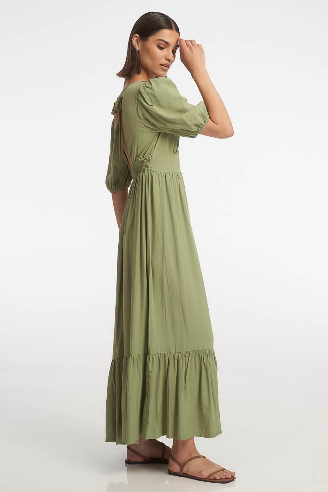 Allana Maxi Dress / Moss - Image 2