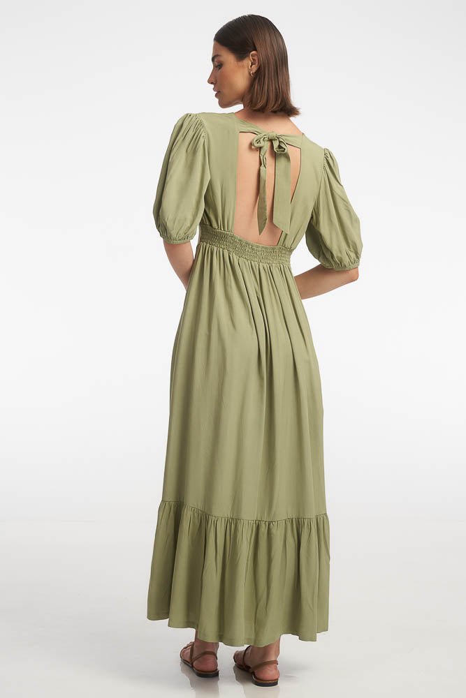 Allana Maxi Dress / Moss - Image 3