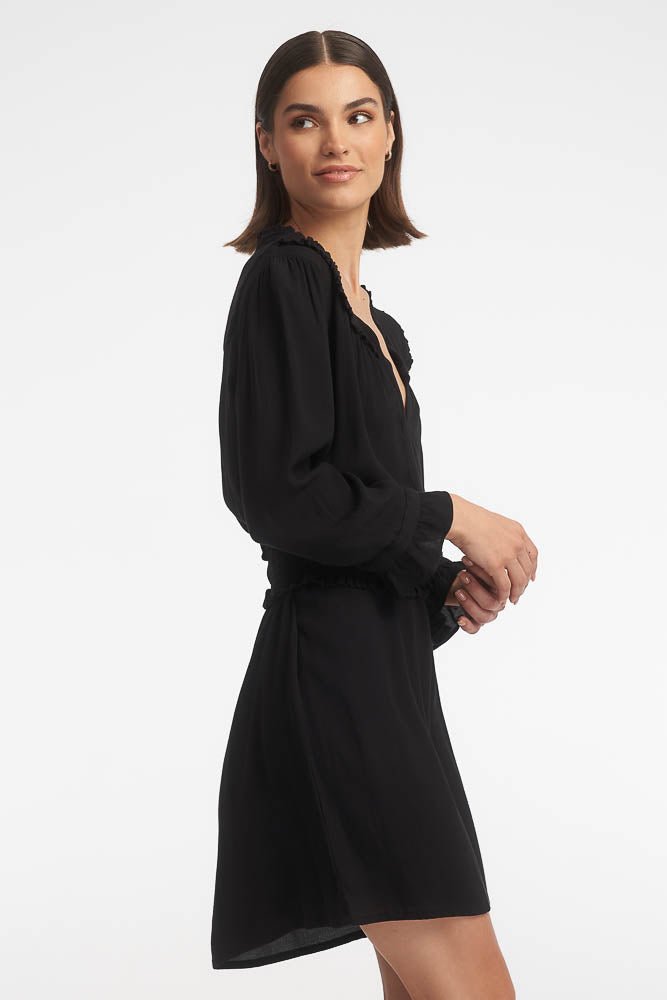 Danica Mini Dress / Black - Image 3