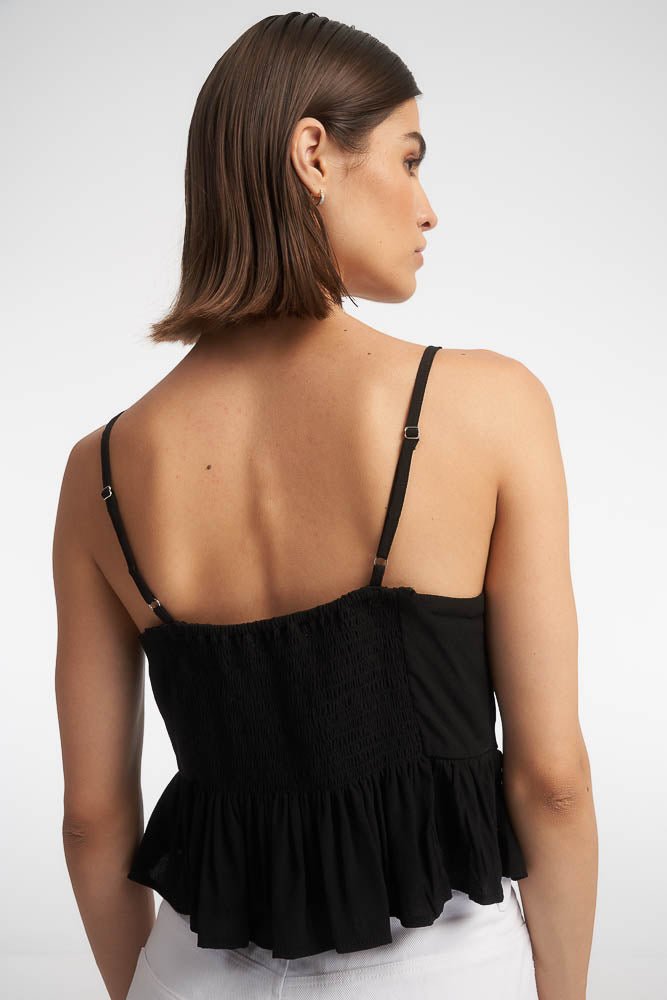 Diandra Croptop / Black - Image 3