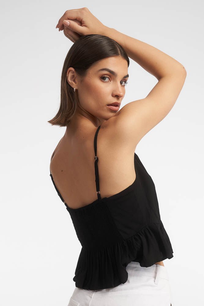 Diandra Croptop / Black - Image 2