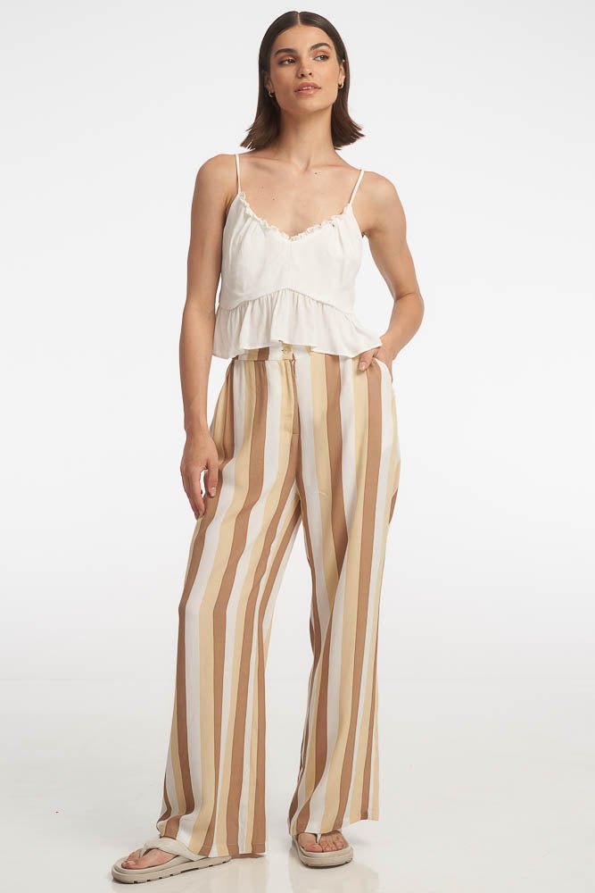Floria Long Pants / Ebony Streaks