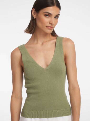 Isabel Knit Top / Moss
