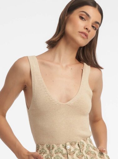 Isabel Knit Top / Vanilla