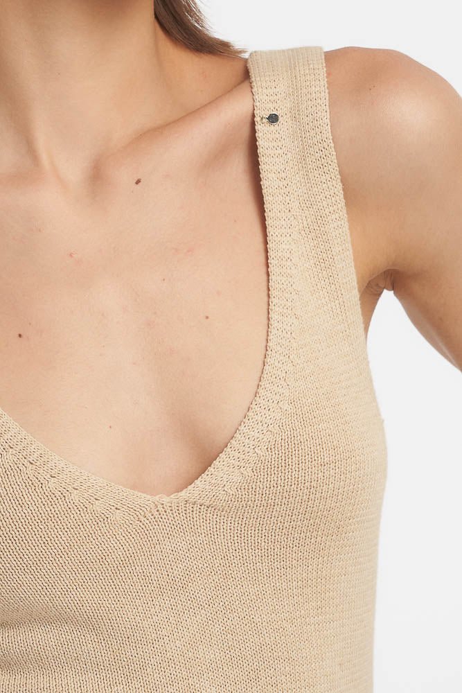 Isabel Knit Top / Vanilla - Image 4