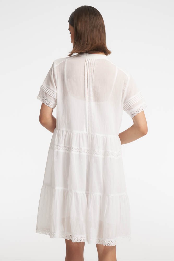 Janice Midi Dress / White - Image 3