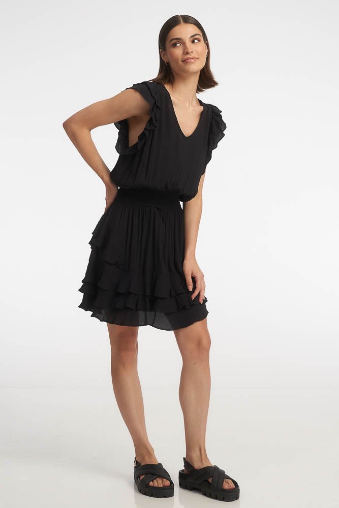 Judith Mini Dress / Black - Image 3