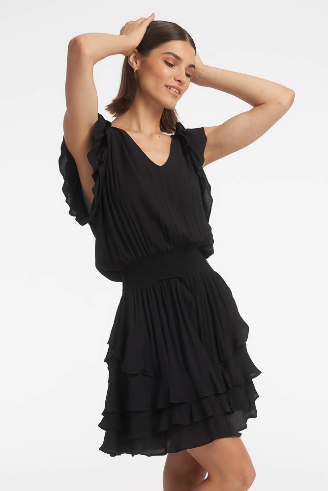 Judith Mini Dress / Black - Image 4