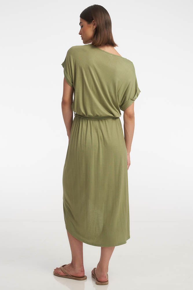 Nate Midi Dress / Moss - Image 3